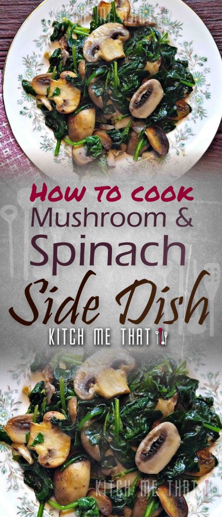 Mushroom And Spinach Side Dish 2024 | Easy
