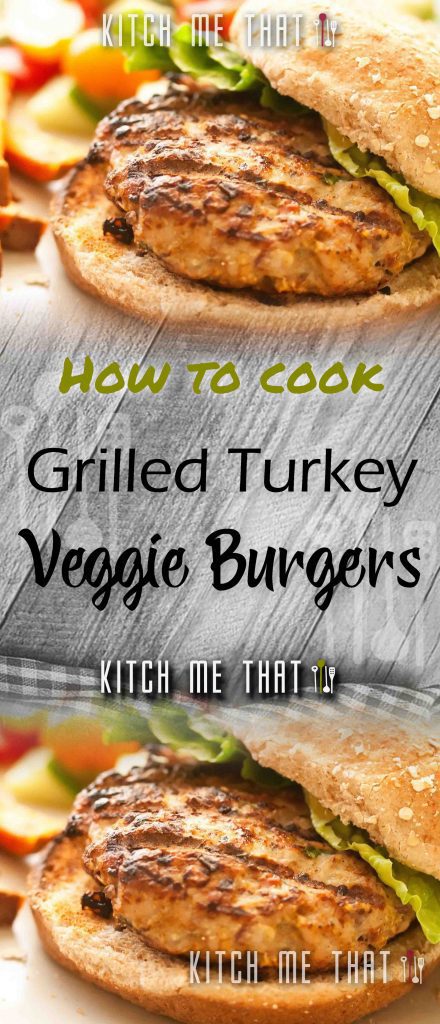 Grilled Turkey Veggie Burgers