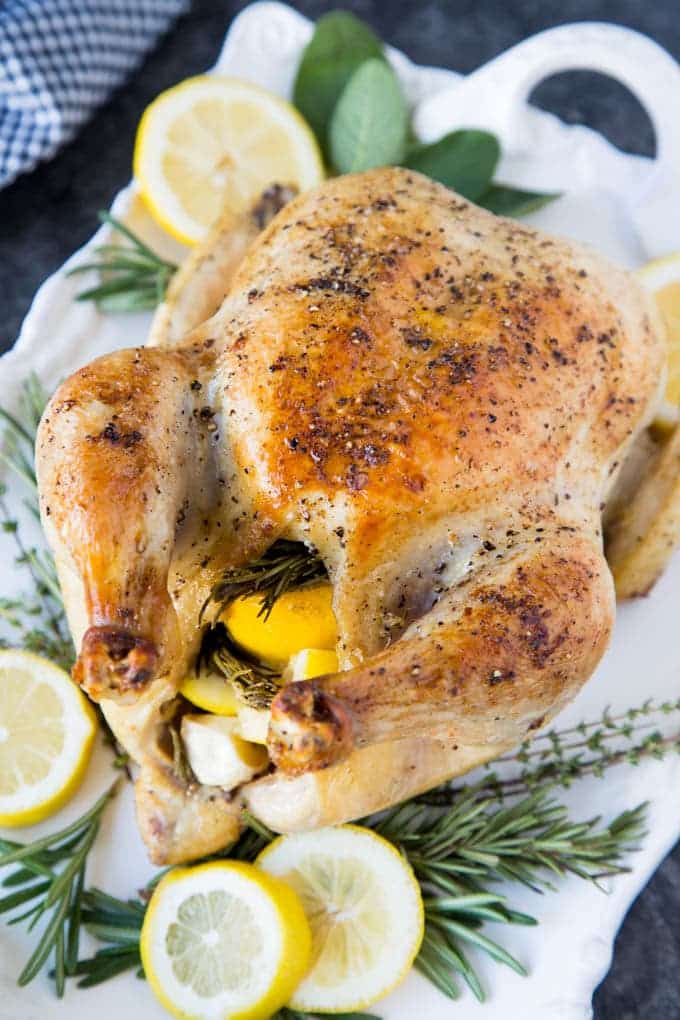 Roast Lemon Chicken 2024 | Chicken, Dinner, Main Meals, RECIPES, Trending