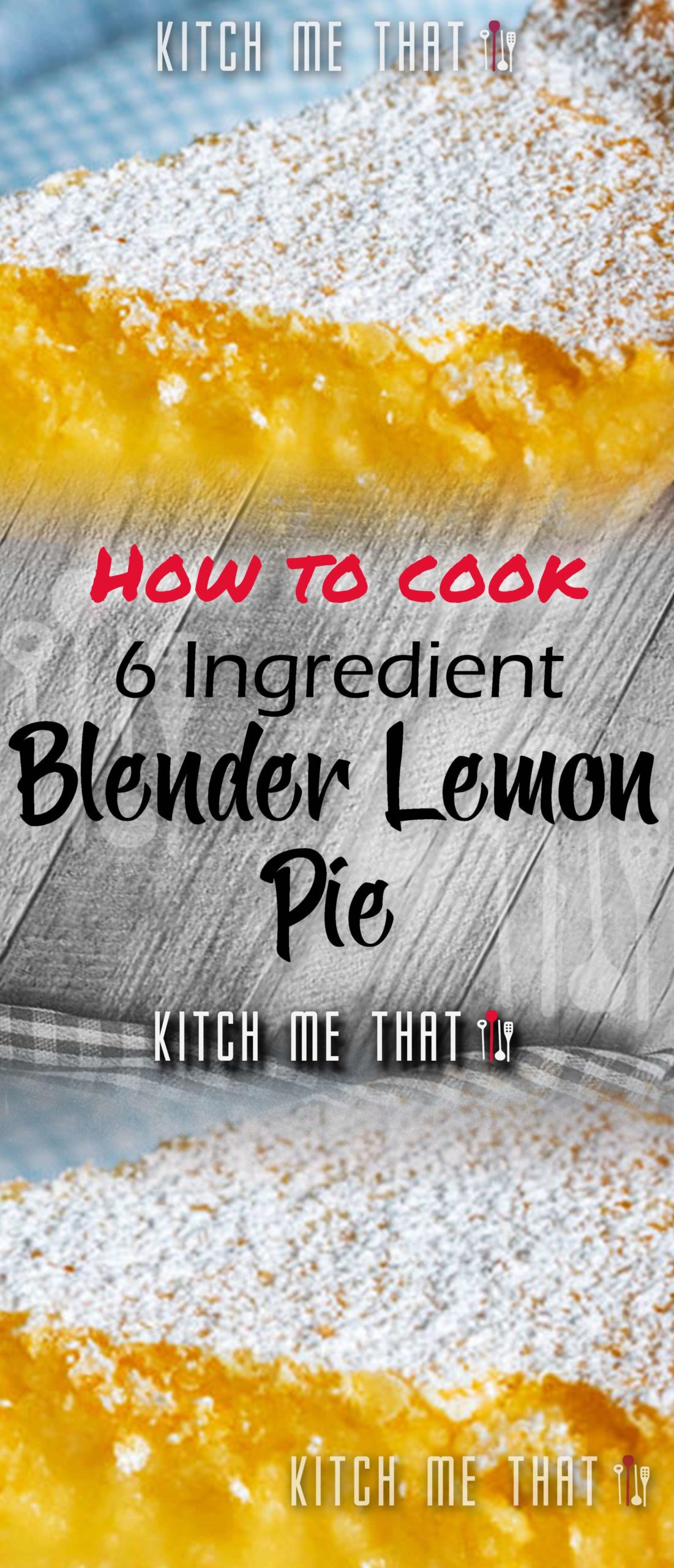 6-Ingredient Blender Lemon Pie