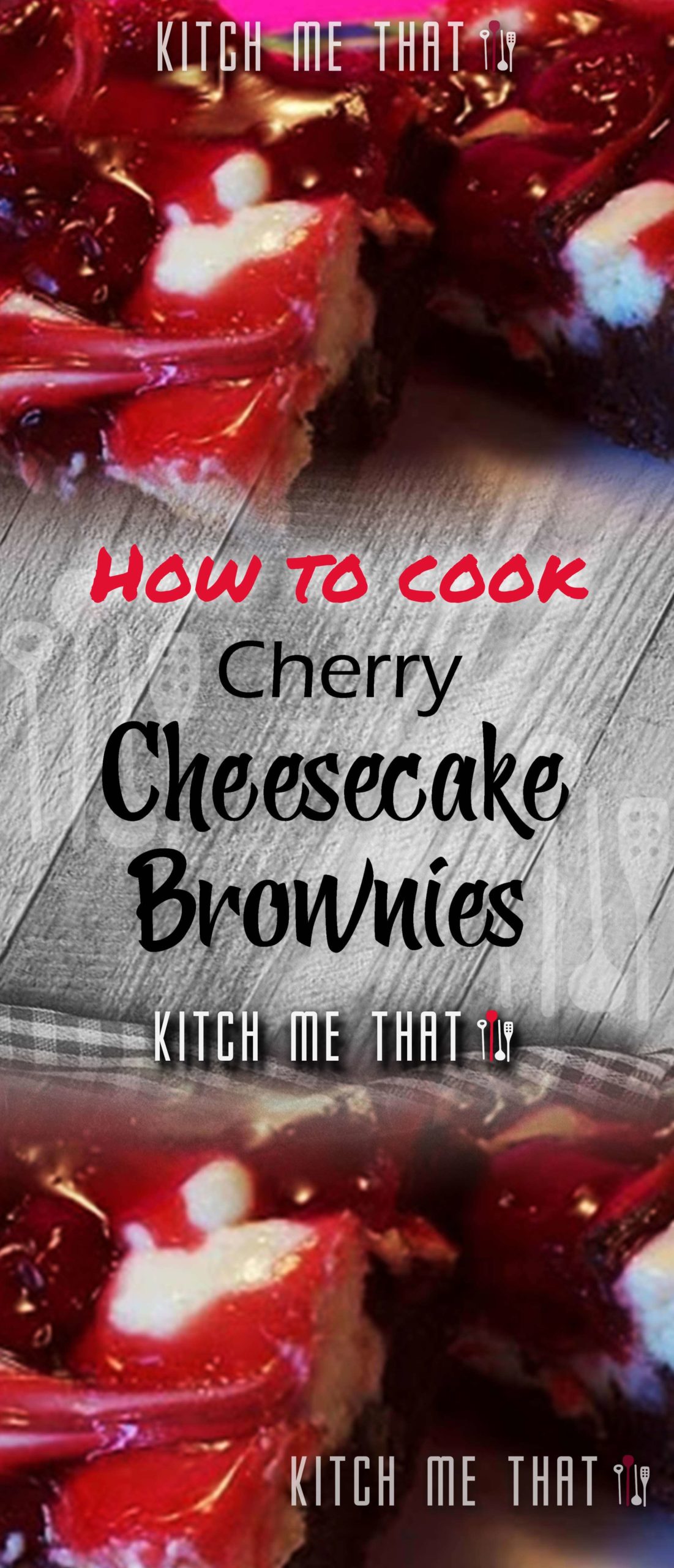 Cherry Cheesecake Brownies