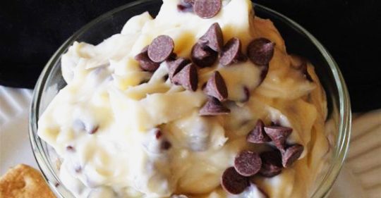 Chocolate Chip Cheesecake Dip Is A Delight !!