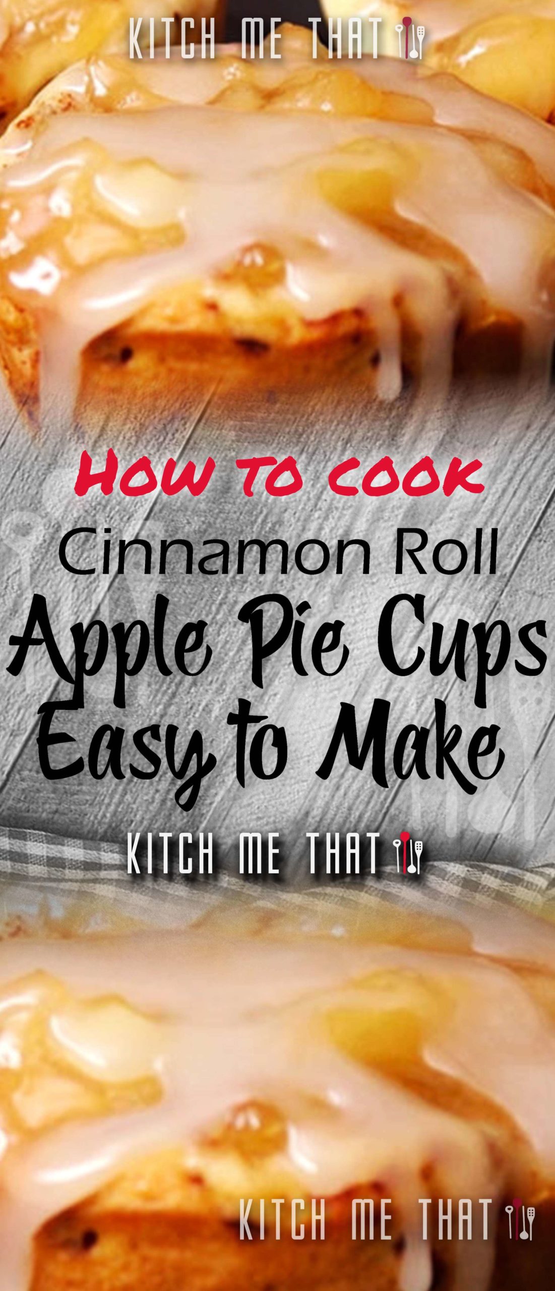 Cinnamon Roll Apple Pie Cups