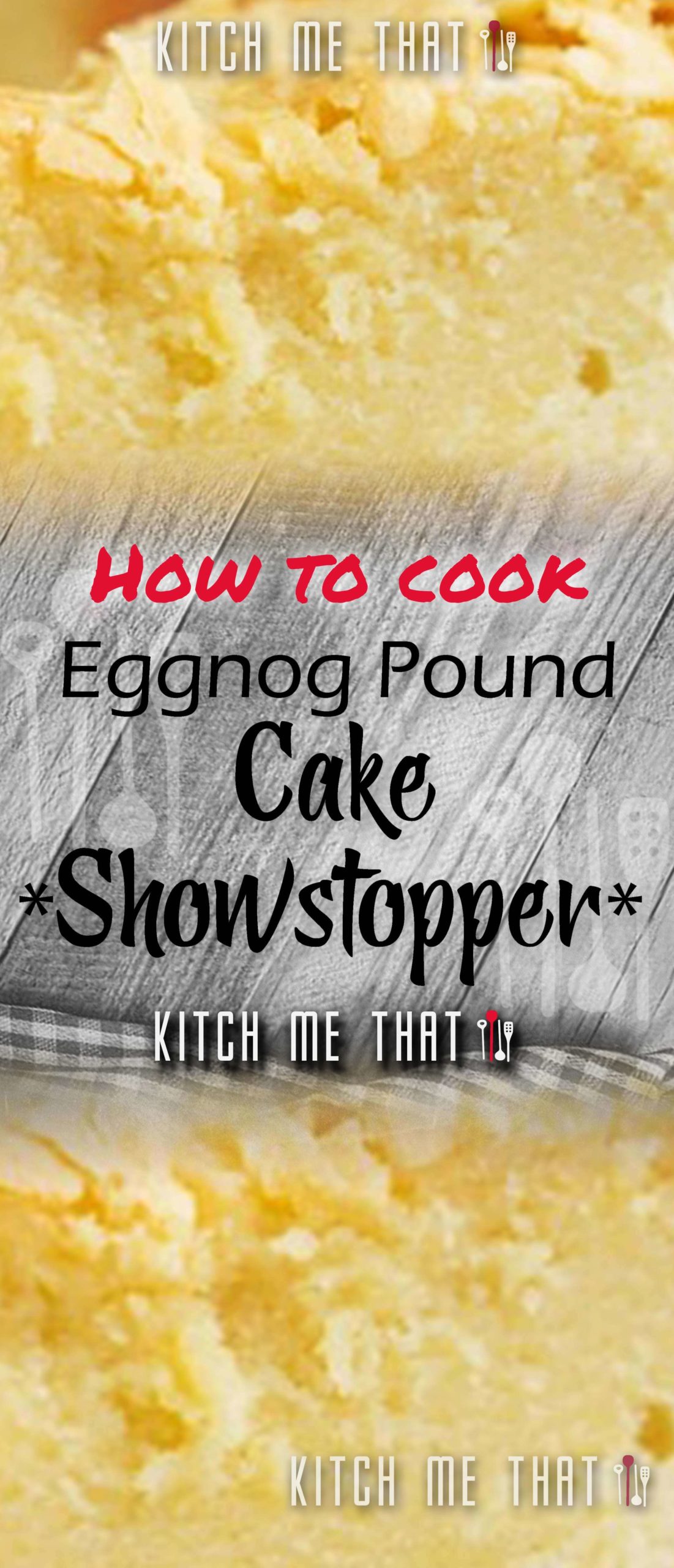 Eggnog Pound Cake