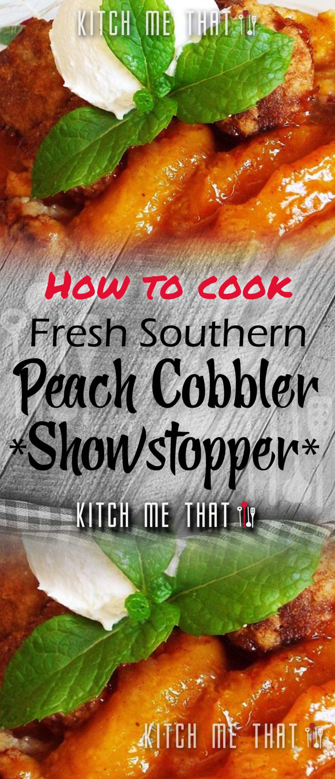 Fresh Southern Peach Cobbler
