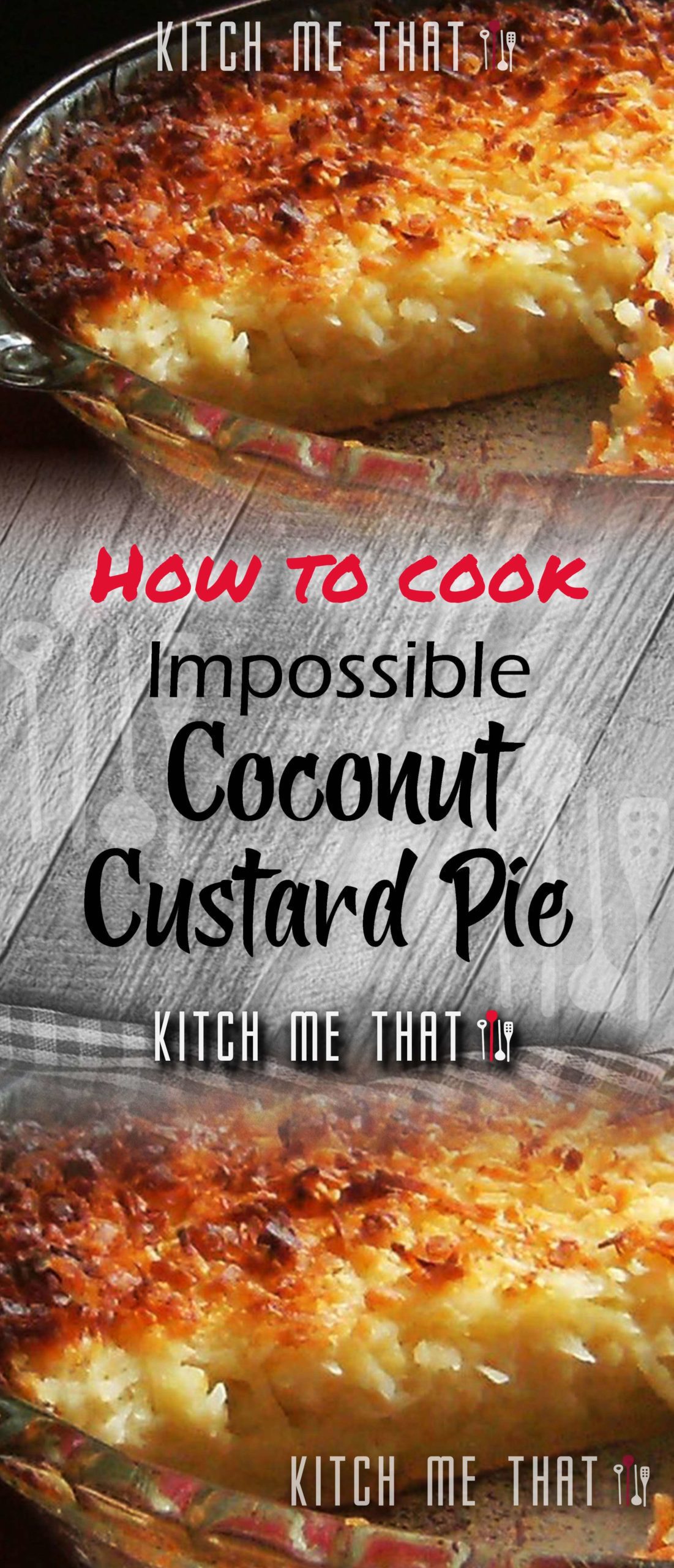 Impossible Coconut Custard Pie