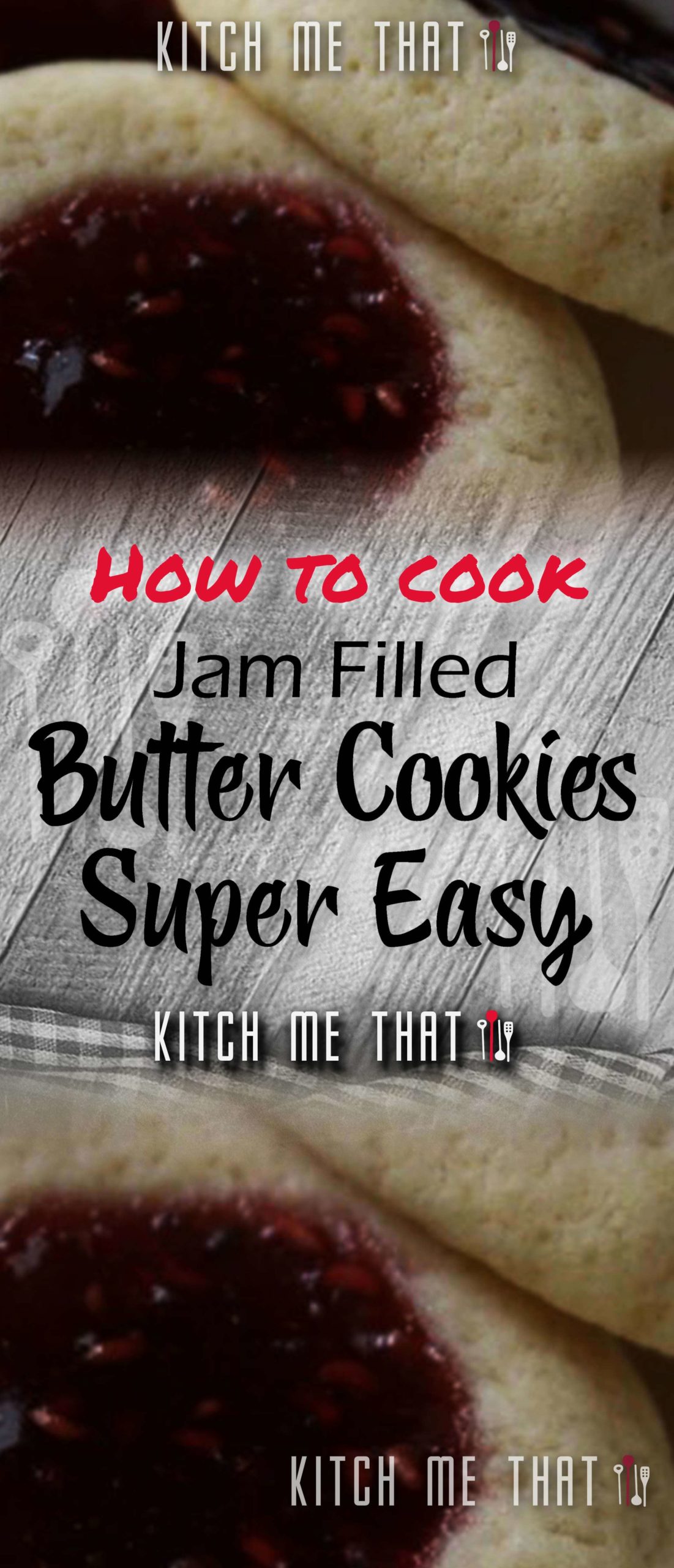 Jam Filled Butter Cookies