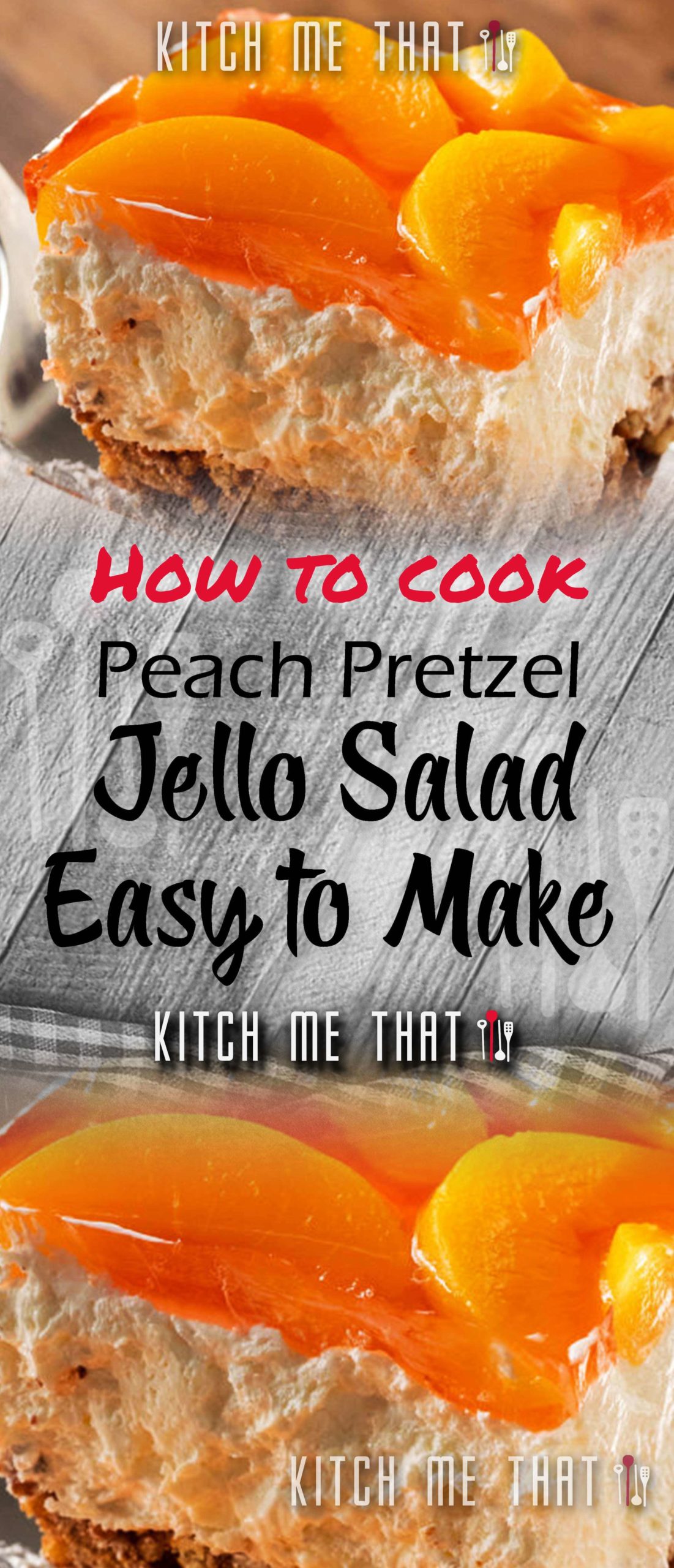 Peach Pretzel Jello Salad