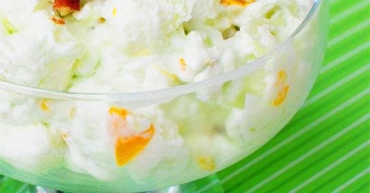 Pistachio Fluff Fruit Salad Is The Best Kind Of Vintage Recipe !!