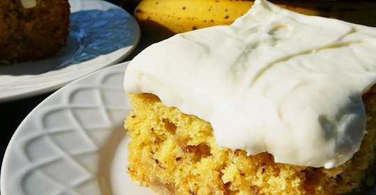 This Banana Cake Deserves A Spot On Your Table !!