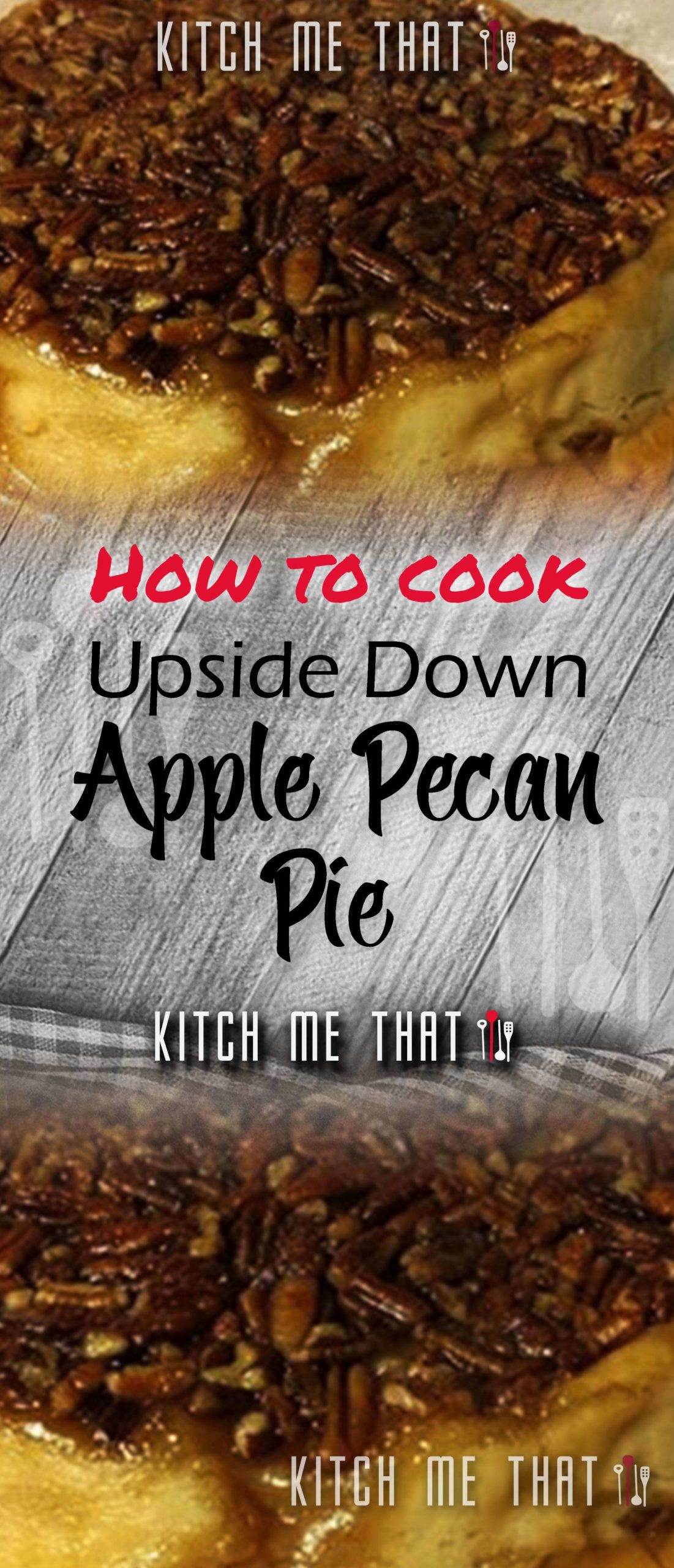 Upside-Down Apple Pecan Pie