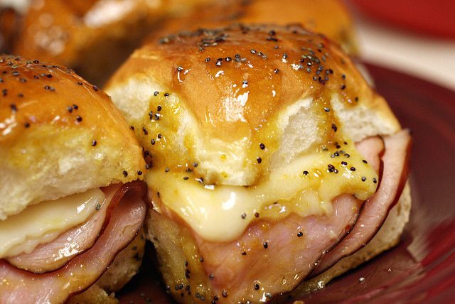 Ham and cheese sliders