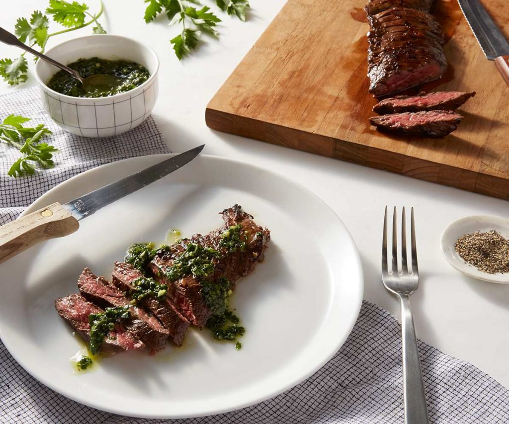 Arrachera (Skirt Steak) with Chimichurri