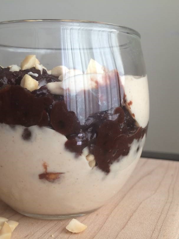 Snickers Parfait (Under 5 Min)