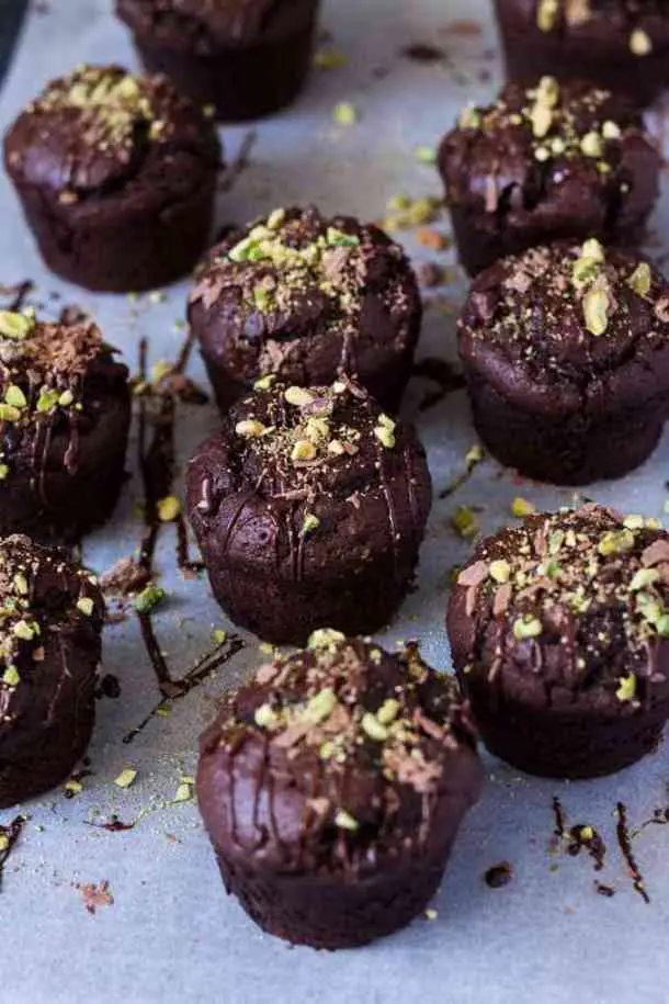 Chocolate Pistachio Muffins