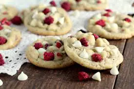 White Chocolate Raspberry Cookies