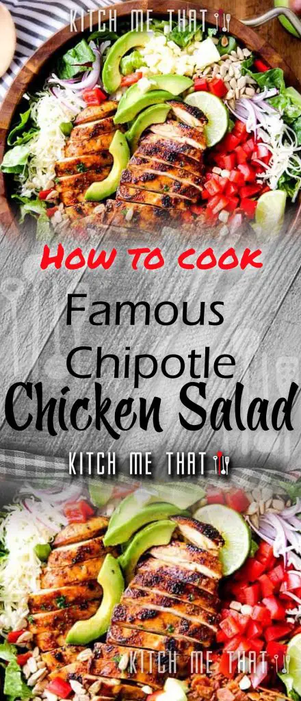 Famous Chipotle Chicken Salad 2024 | Under 300 Calories