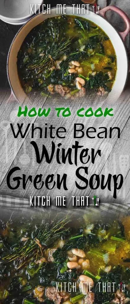 White Bean & Winter Green Soup