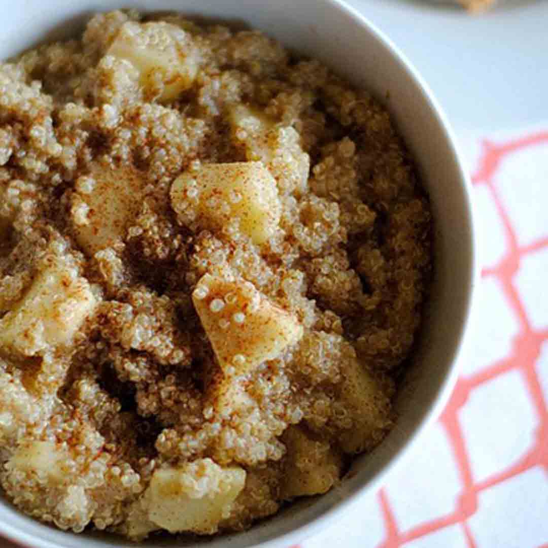 Apples And Cinnamon Breakfast Quinoa [Skinnyfied]