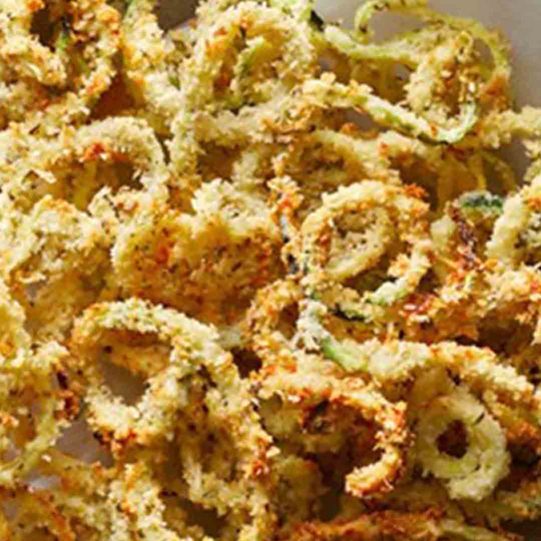 Baked Parmesan Zucchini Curly Fries [Skinnyfied]