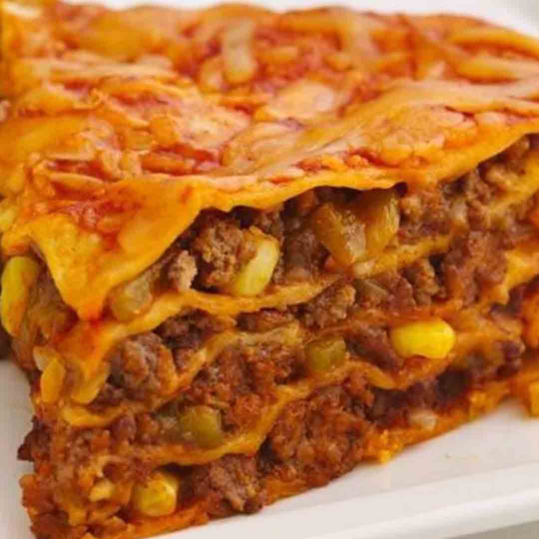 Beef Enchilada Pie [Skinnyfied]