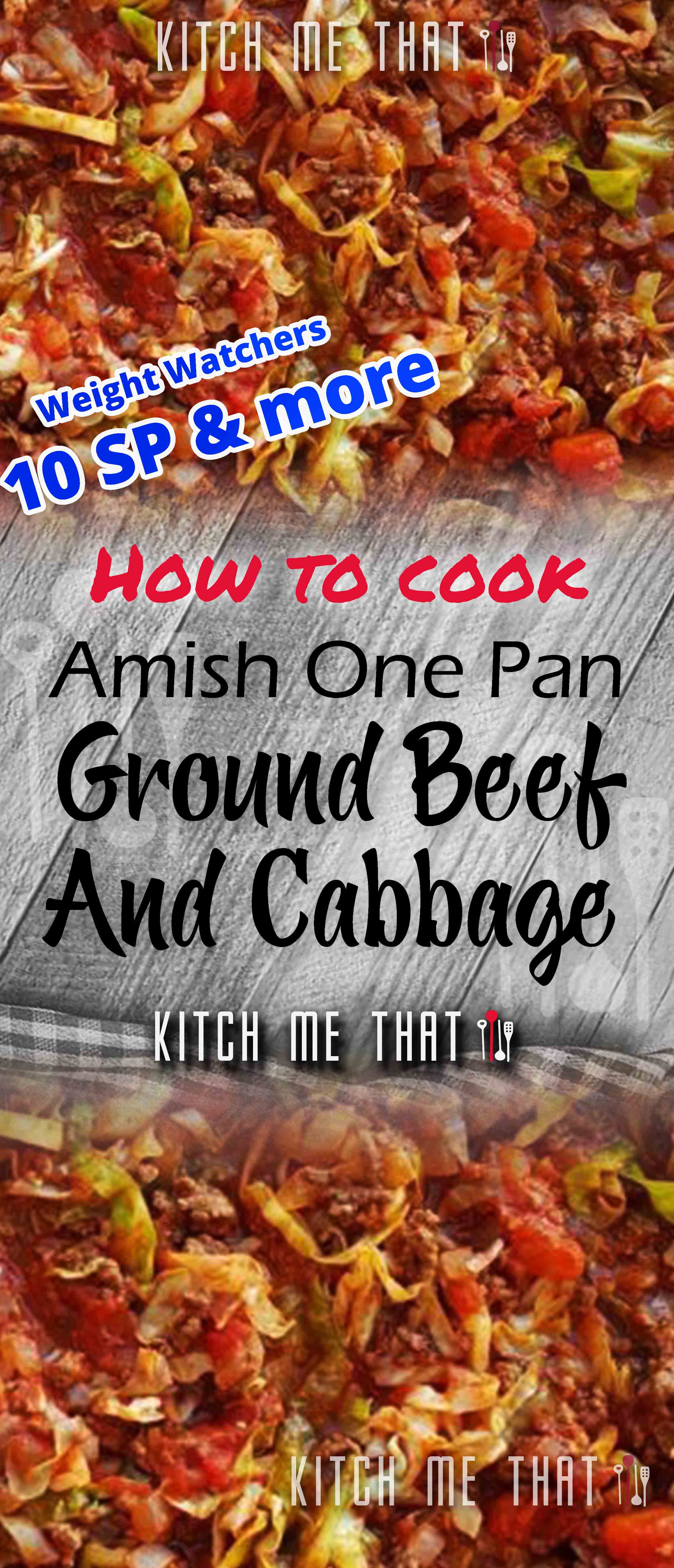 Exclusive Amish One Pan Ground Beef And Cabbage Skillet NEW 2021