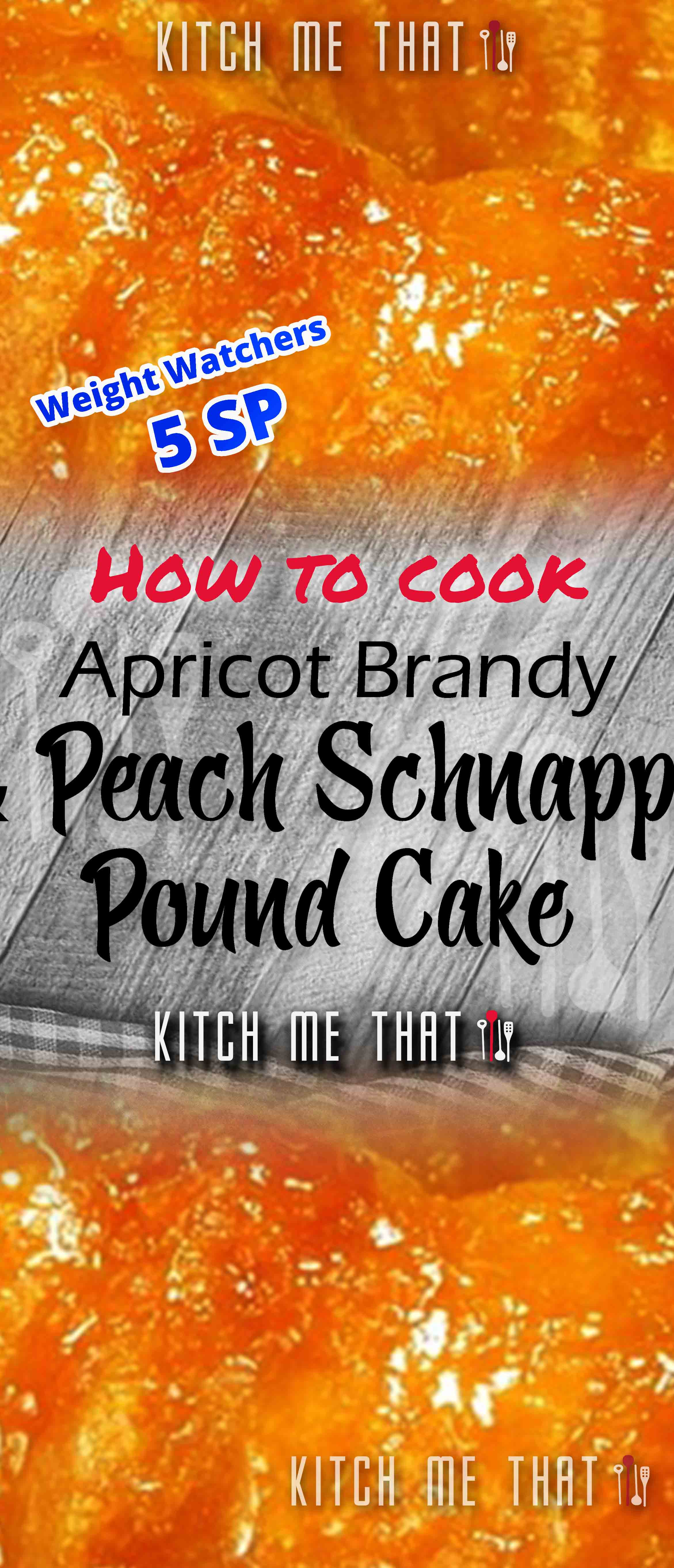 Exclusive Apricot Brandy And Peach Schnapps Pound Cake NEW 2021