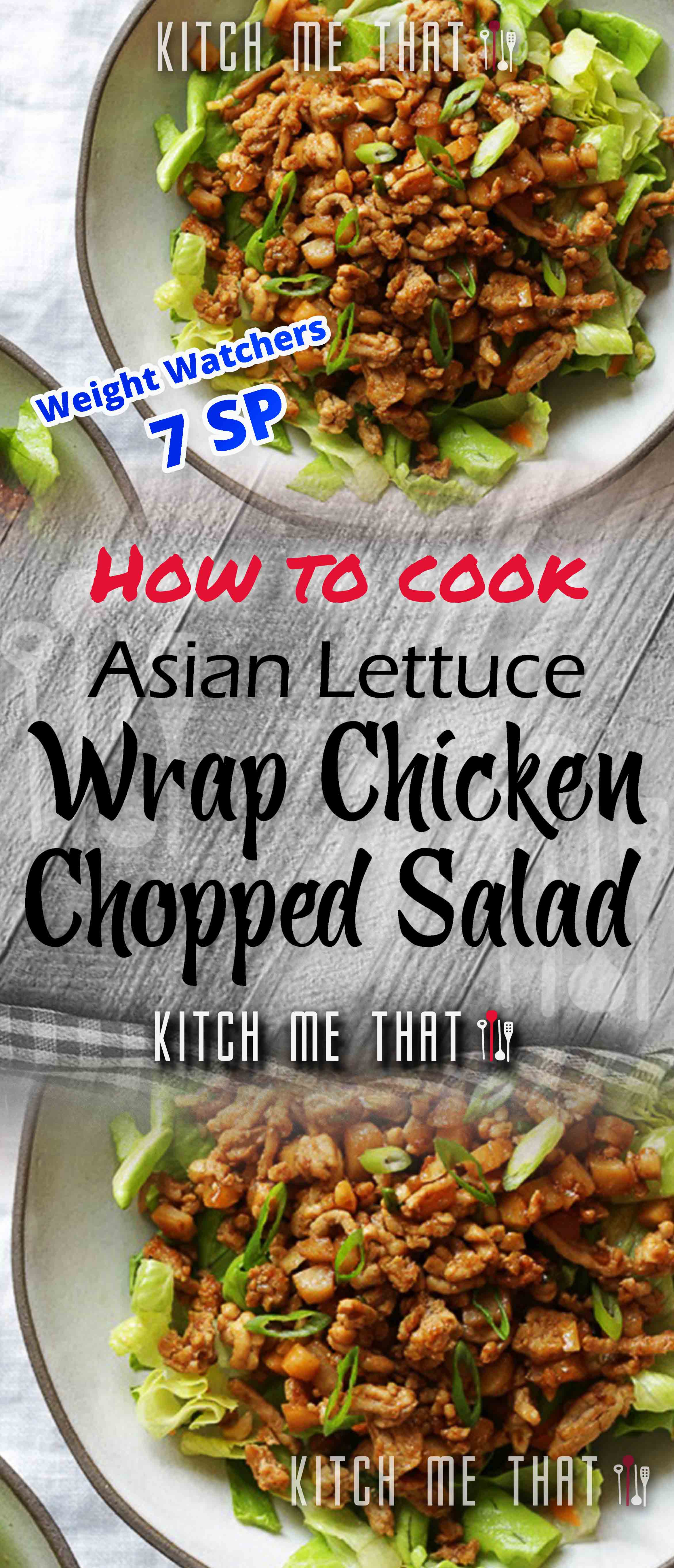 Exclusive Asian Lettuce Wrap Chicken Chopped Salad NEW 2021