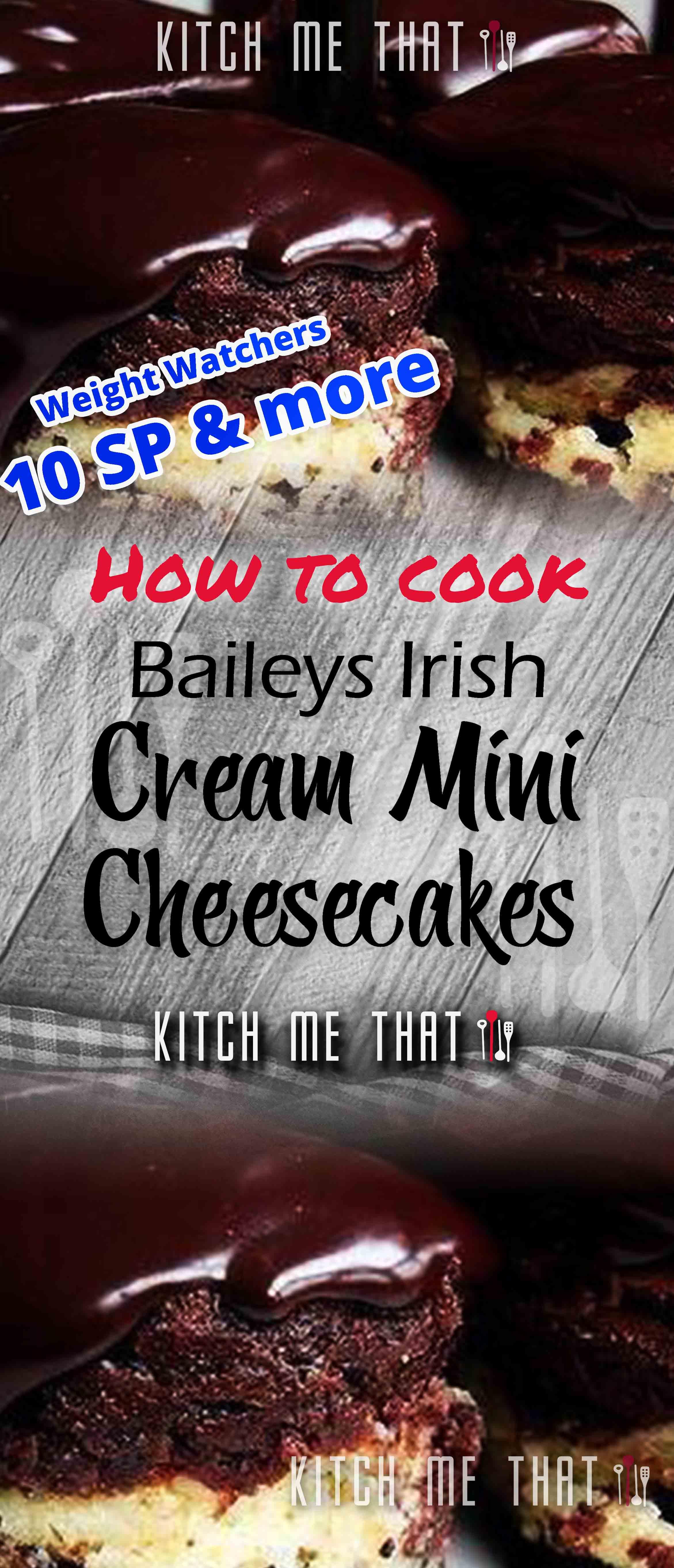 Exclusive Bailey's Irish Cream Mini Cheesecakes NEW 2021