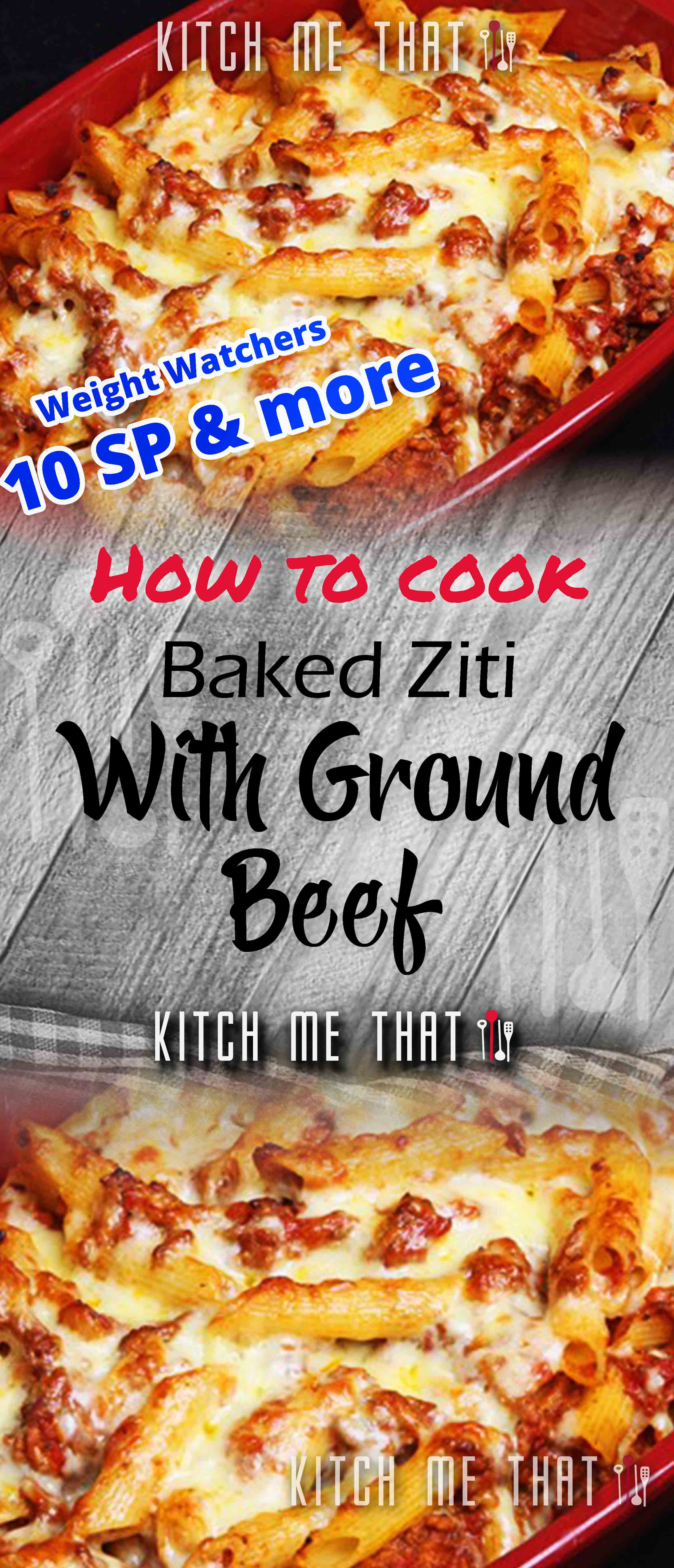 Exclusive Baked Ziti With Ground Beef NEW 2021
