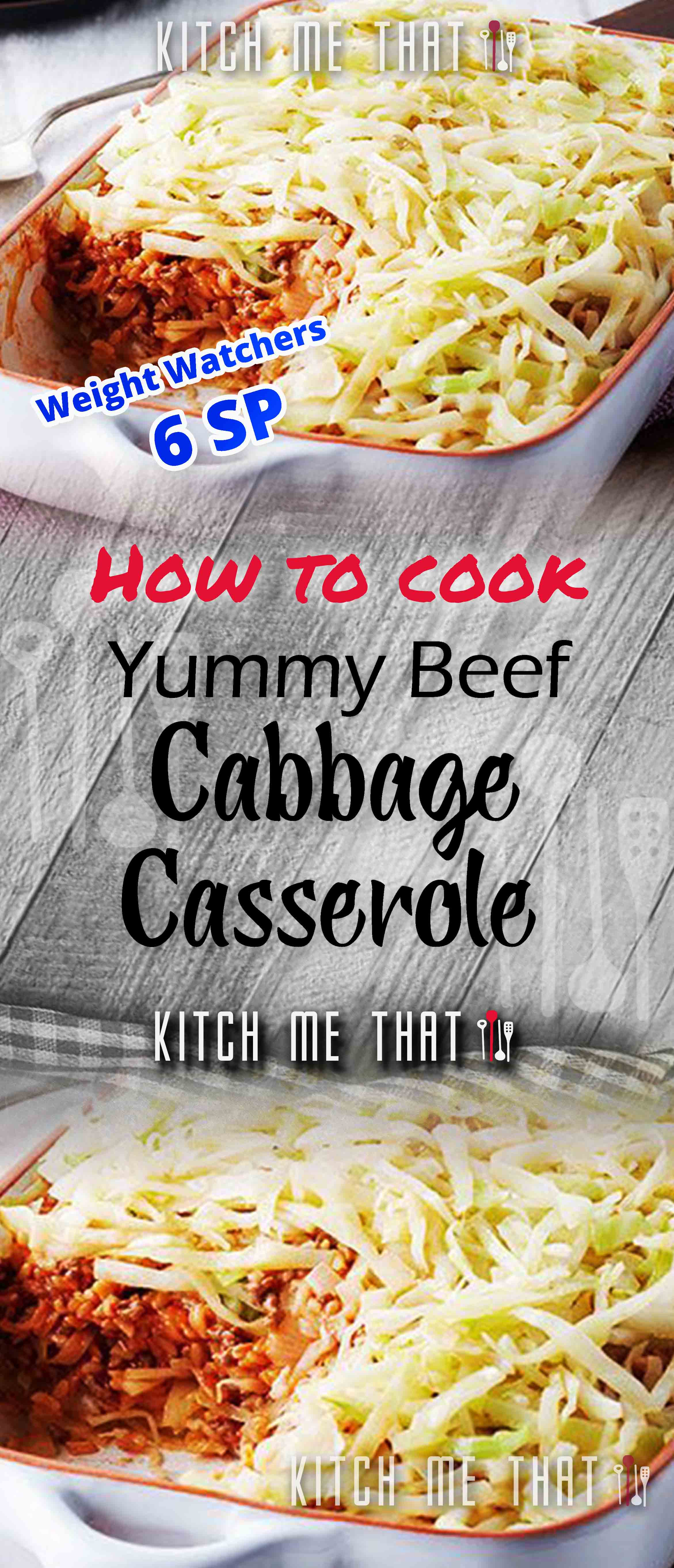 Exclusive Beef Cabbage Casserole NEW 2021