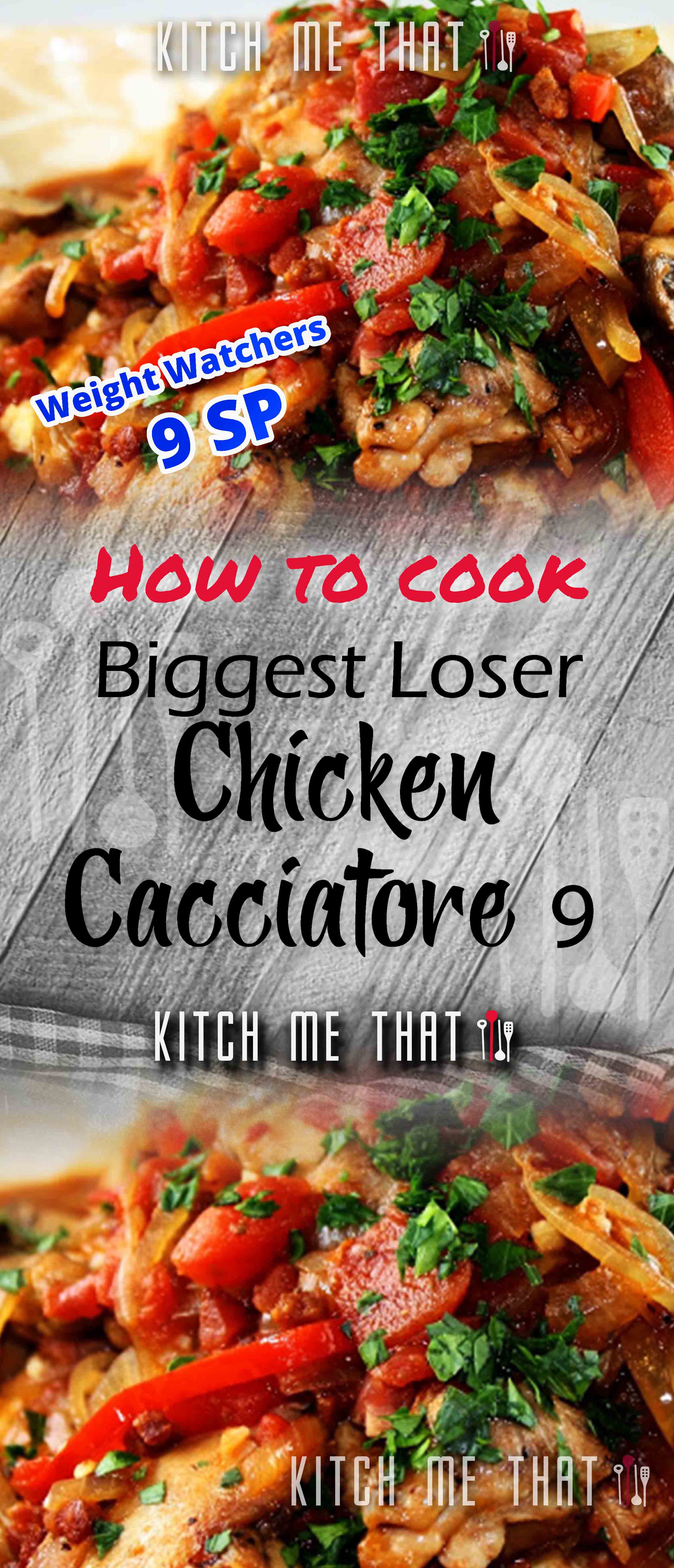 Exclusive Biggest Loser Chicken Cacciatore – 9 Smartpoints NEW 2021