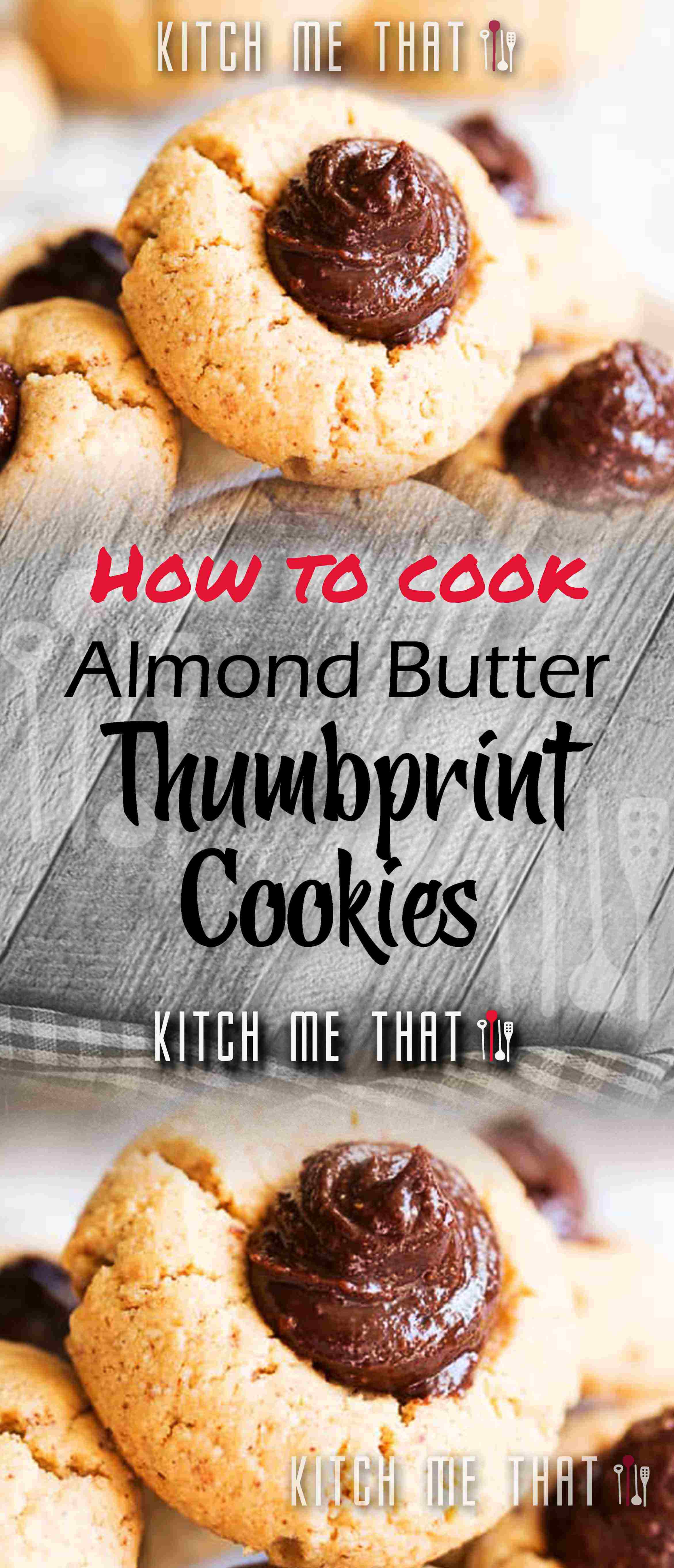 Almond Butter Thumbprint Cookies