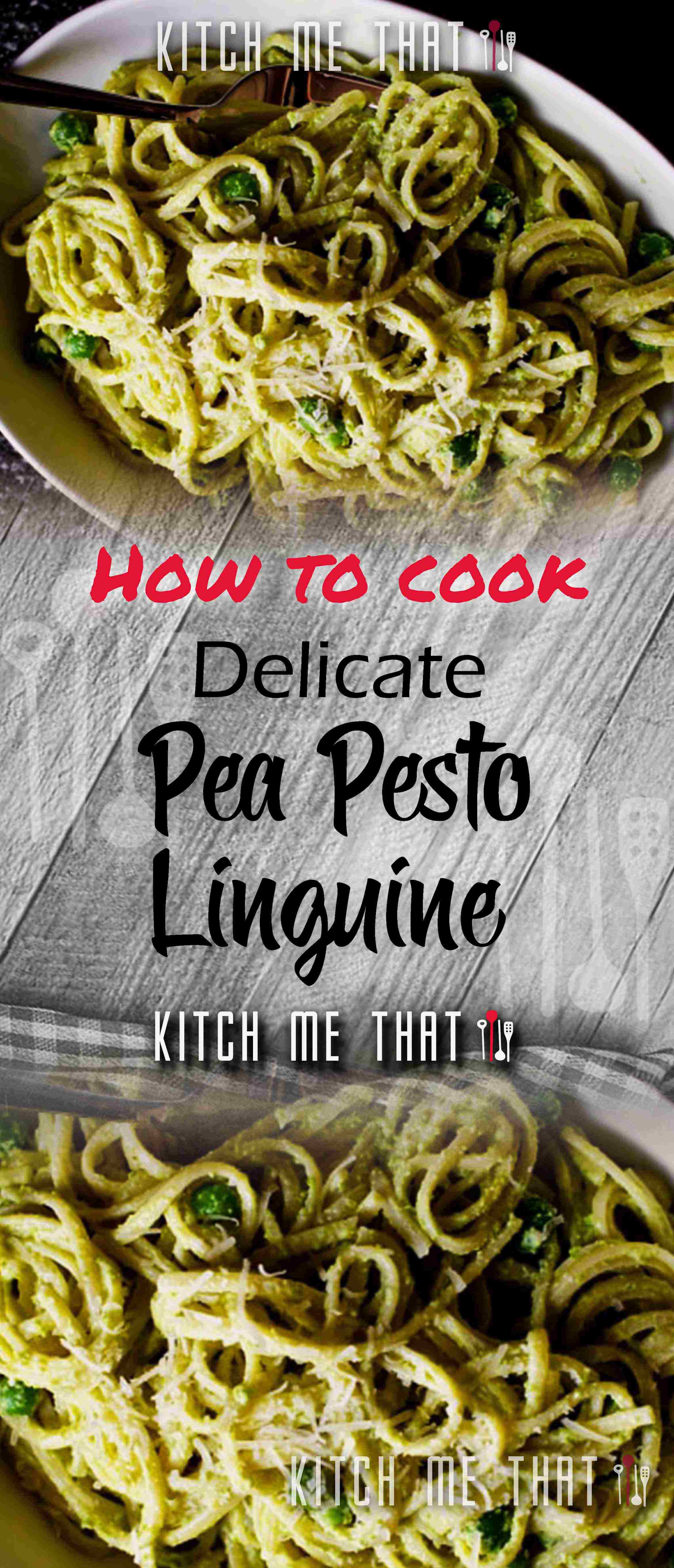 Pea Pesto Linguine