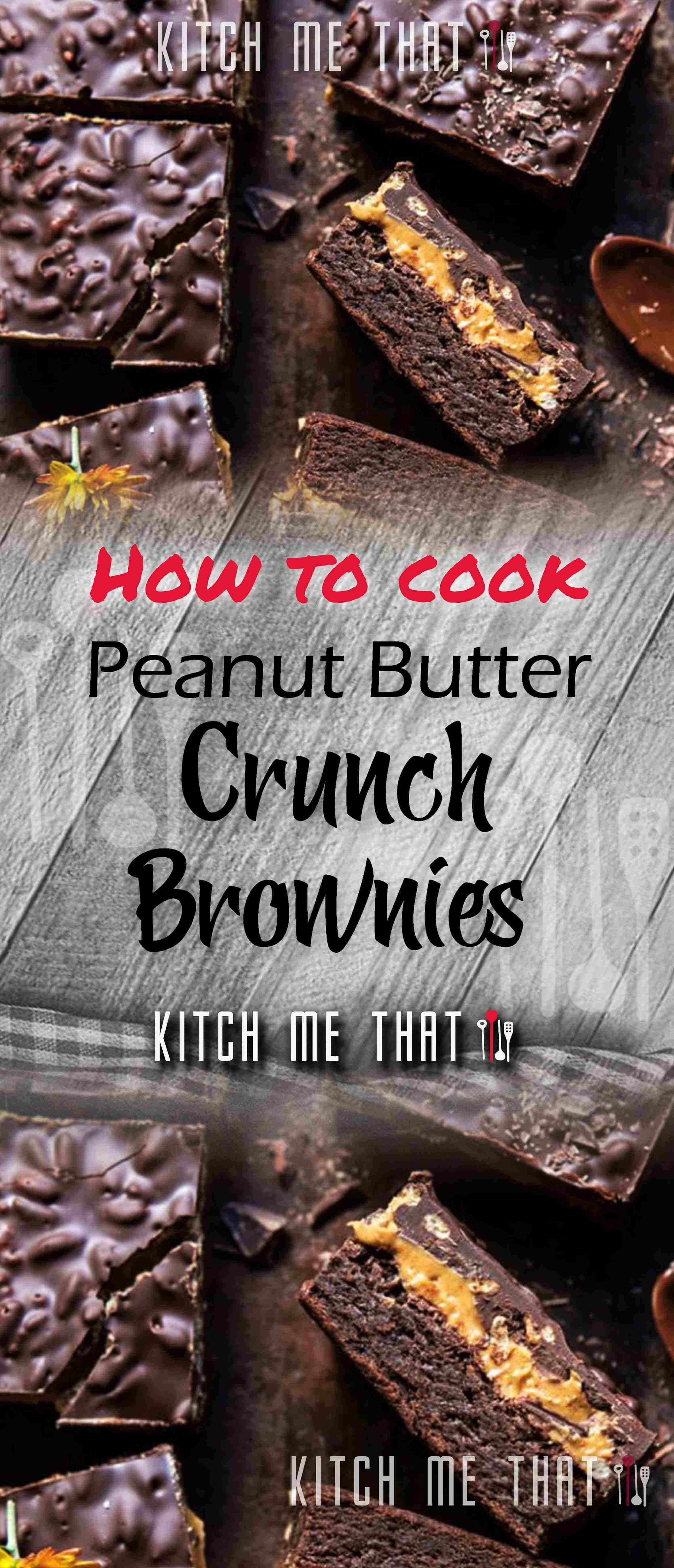 Peanut Butter Crunch Brownies