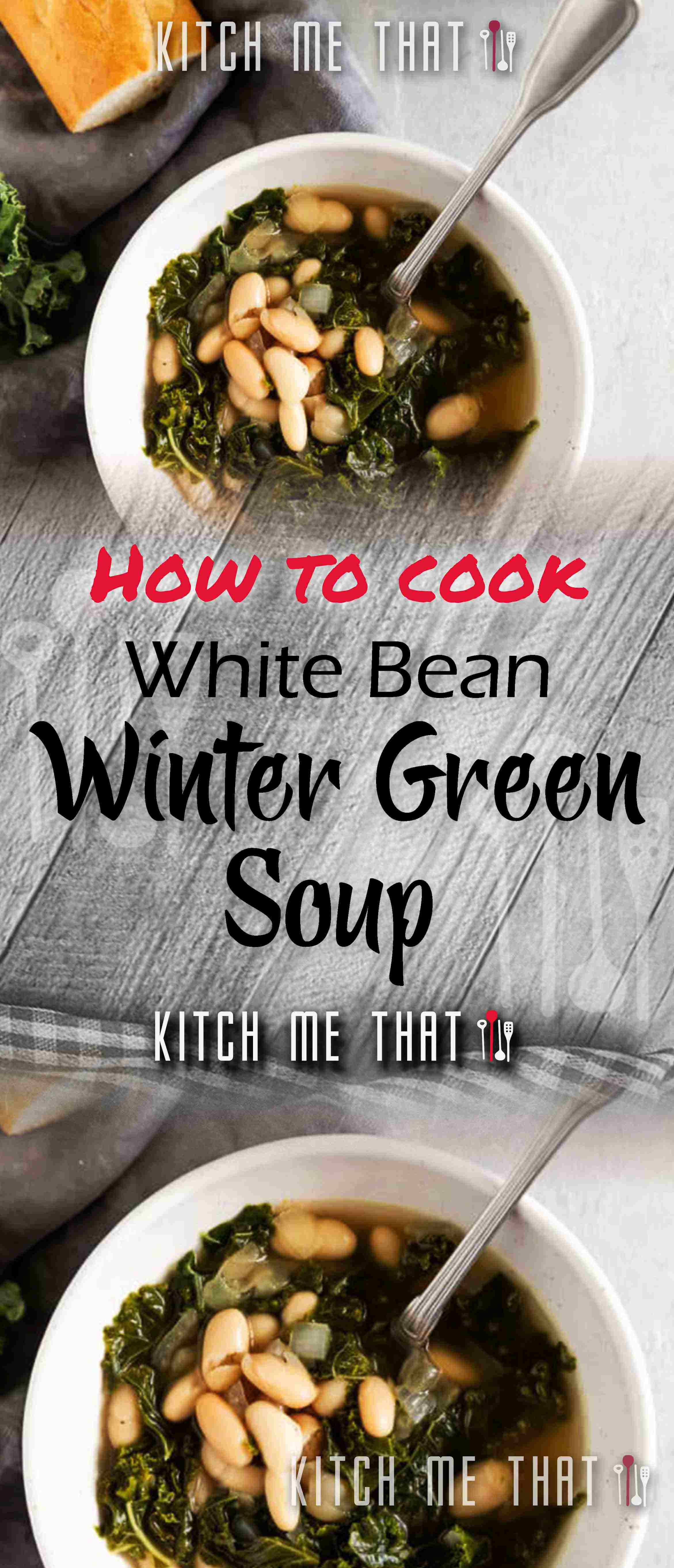 White Bean & Winter Green Soup
