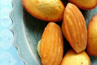 Easy Honey Lavender Madeleines