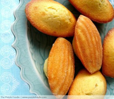 Easy Honey Lavender Madeleines