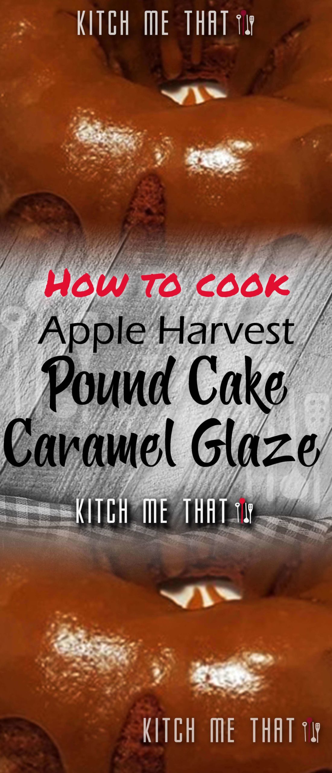 Apple Harvest Pound Cake With Caramel Glaze