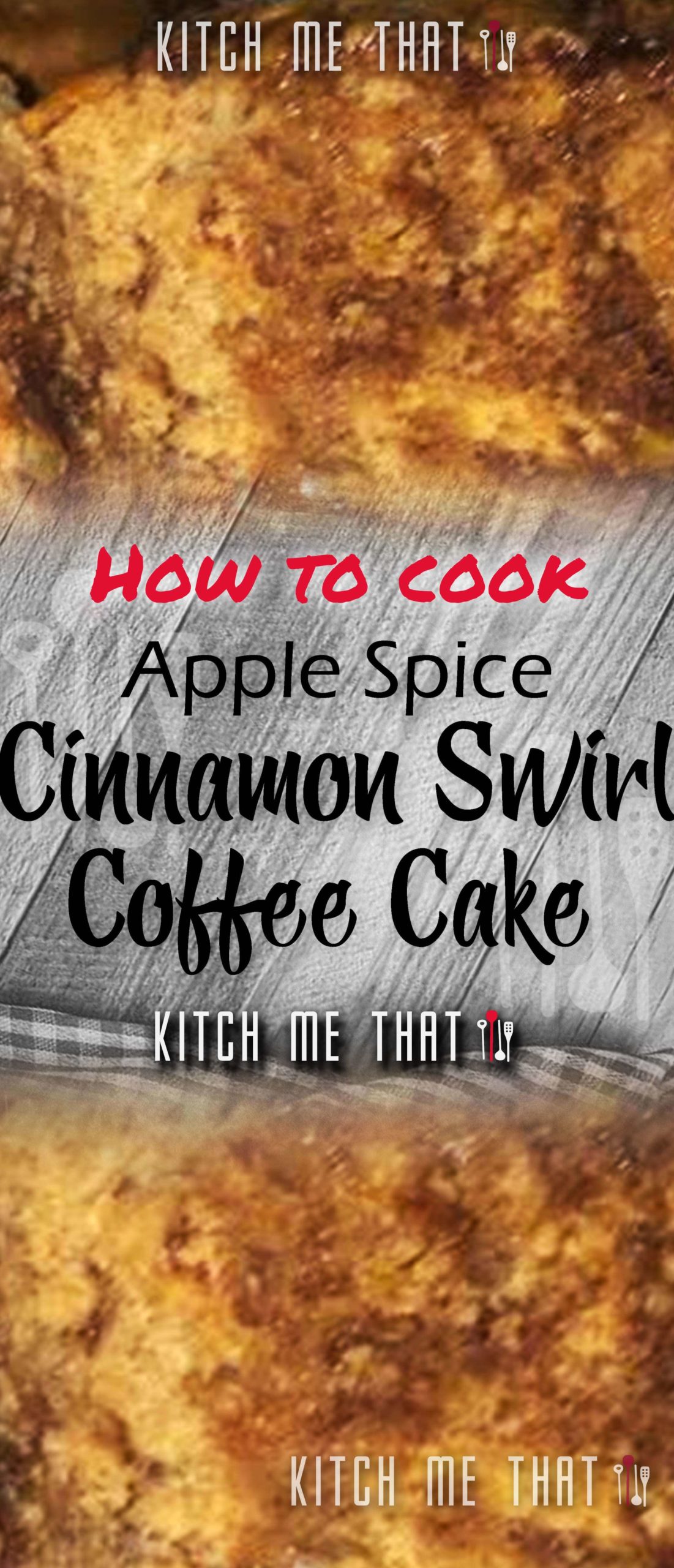 Apple Spice Cinnamon Swirl Coffee Cake