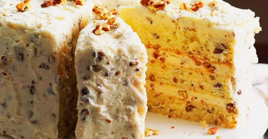 Butter Pecan Layer Cake