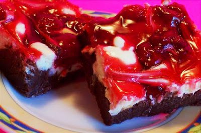 Cherry Cheesecake Brownies !!