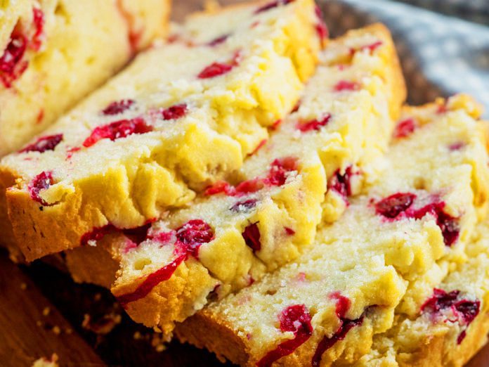 Cream Cheese Cranberry Loaf