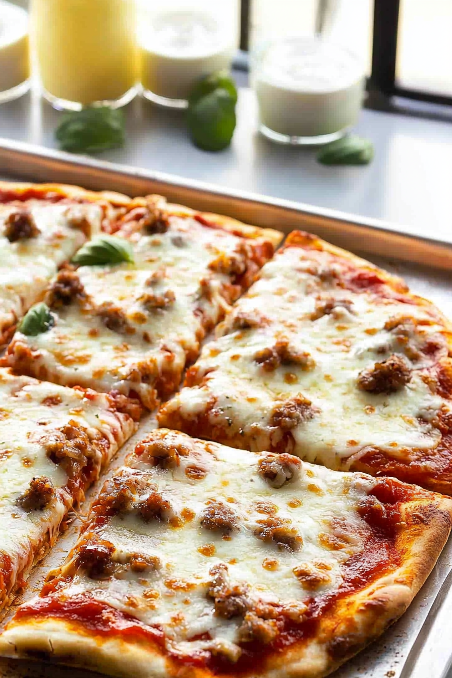 Homemade School Pizza