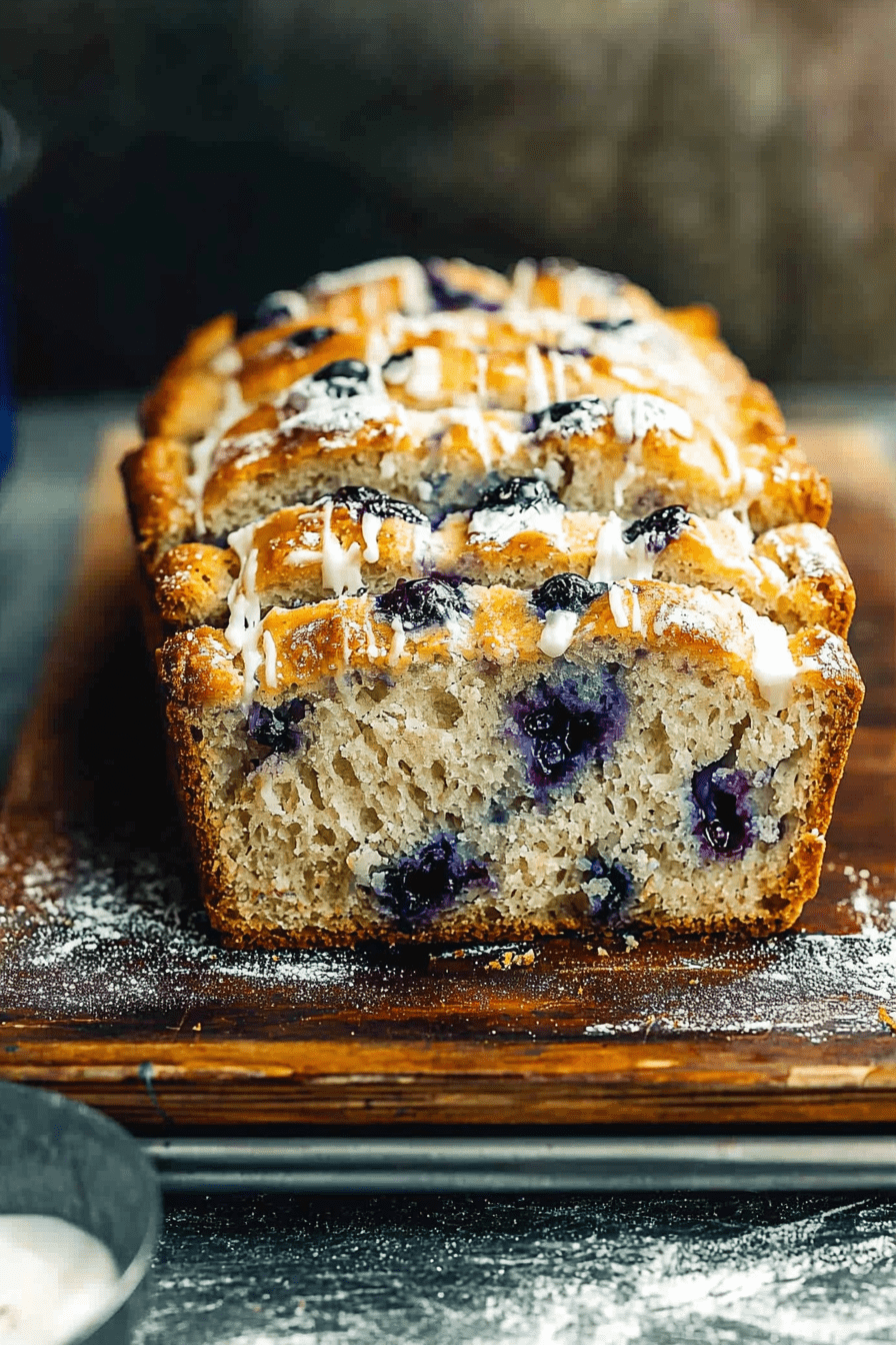 Amazing Moist Lemon Blueberry Bread