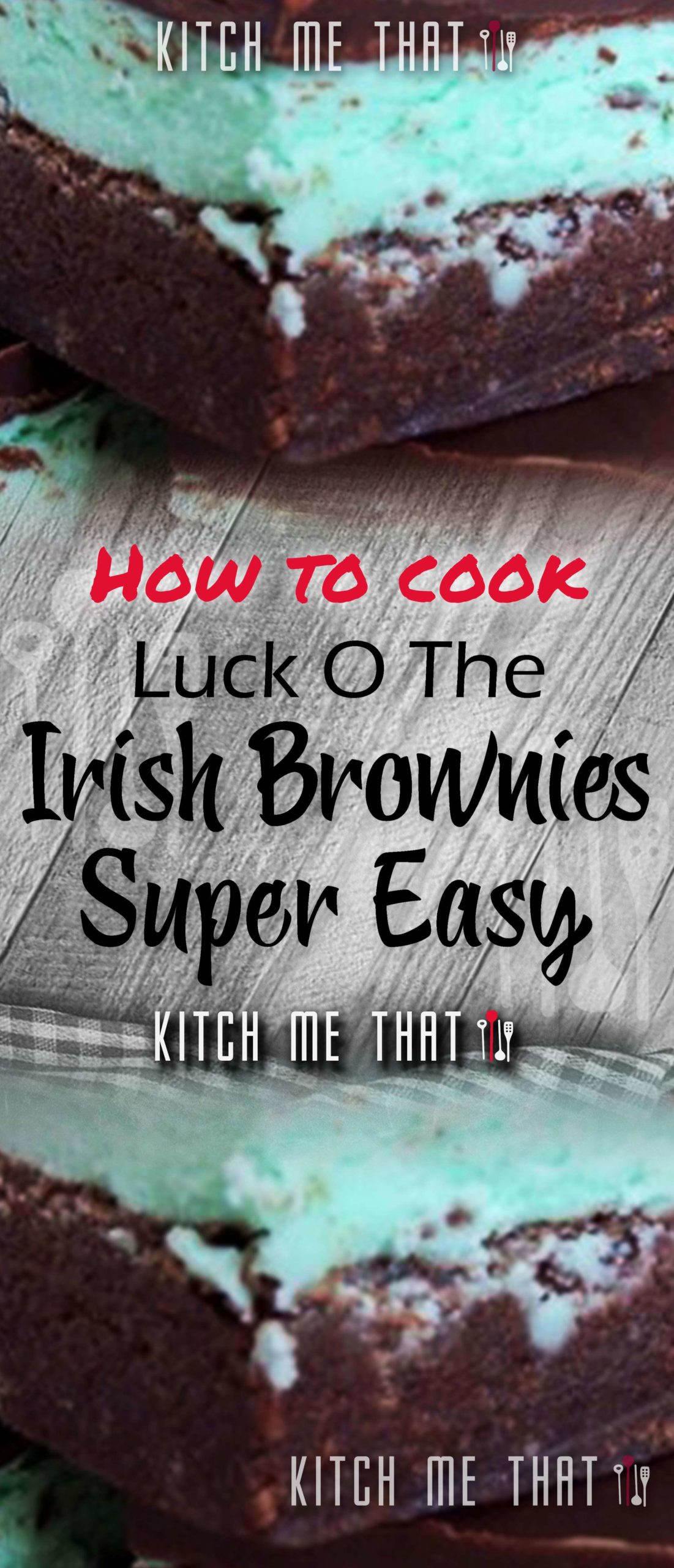 Luck O’ The Irish Brownies