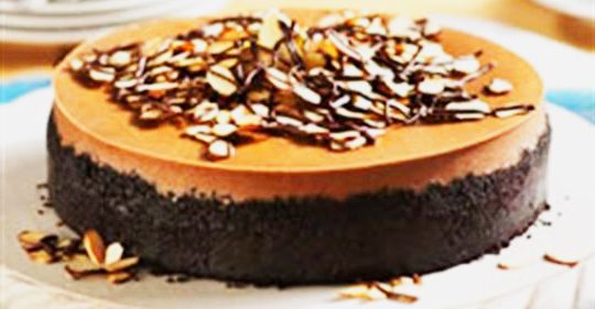 Mocha-Almond Cheesecake
