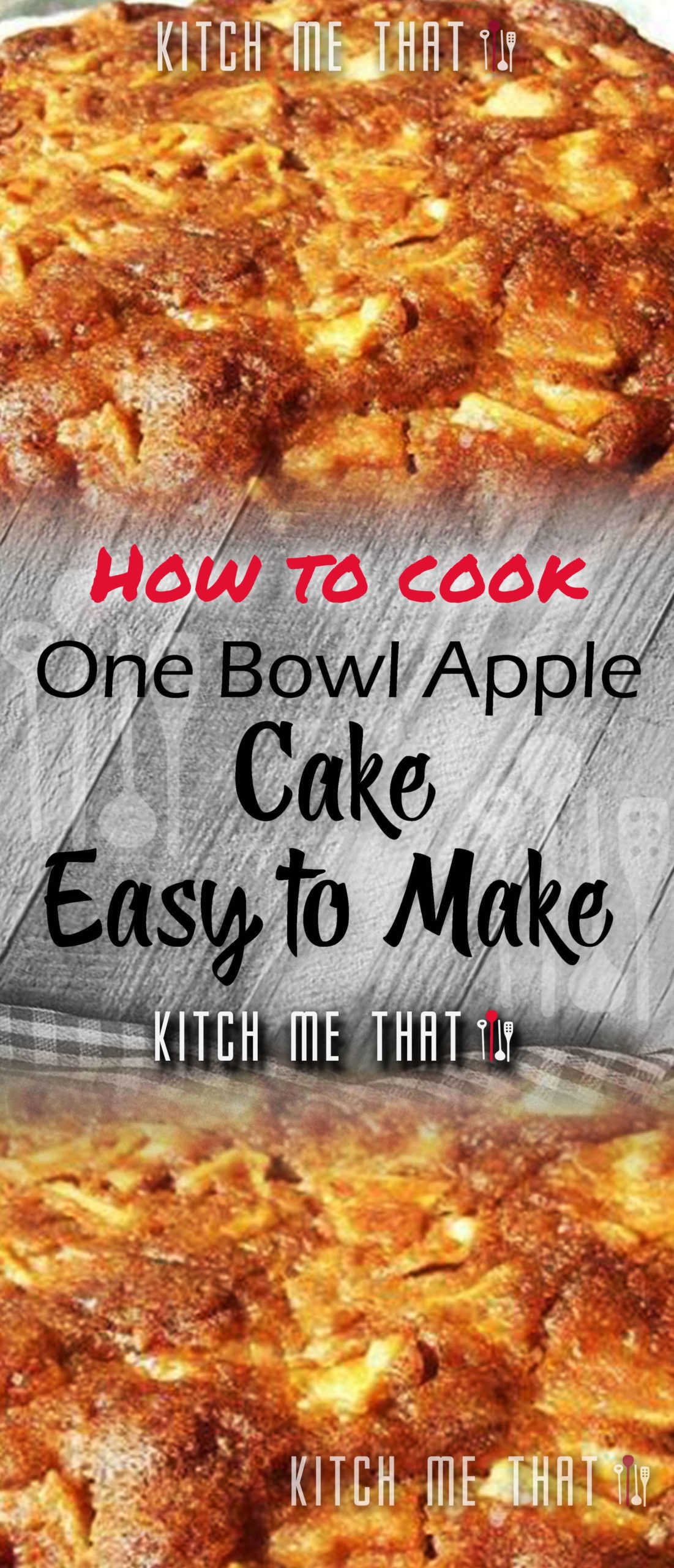 One Bowl Apple Cake