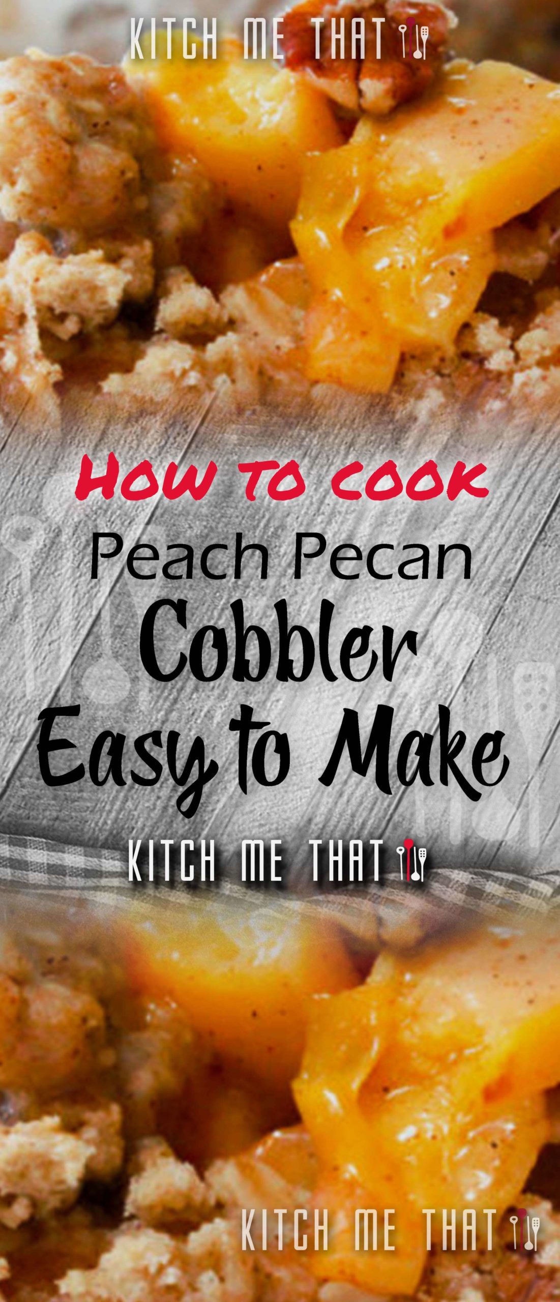 Peach Pecan Cobbler