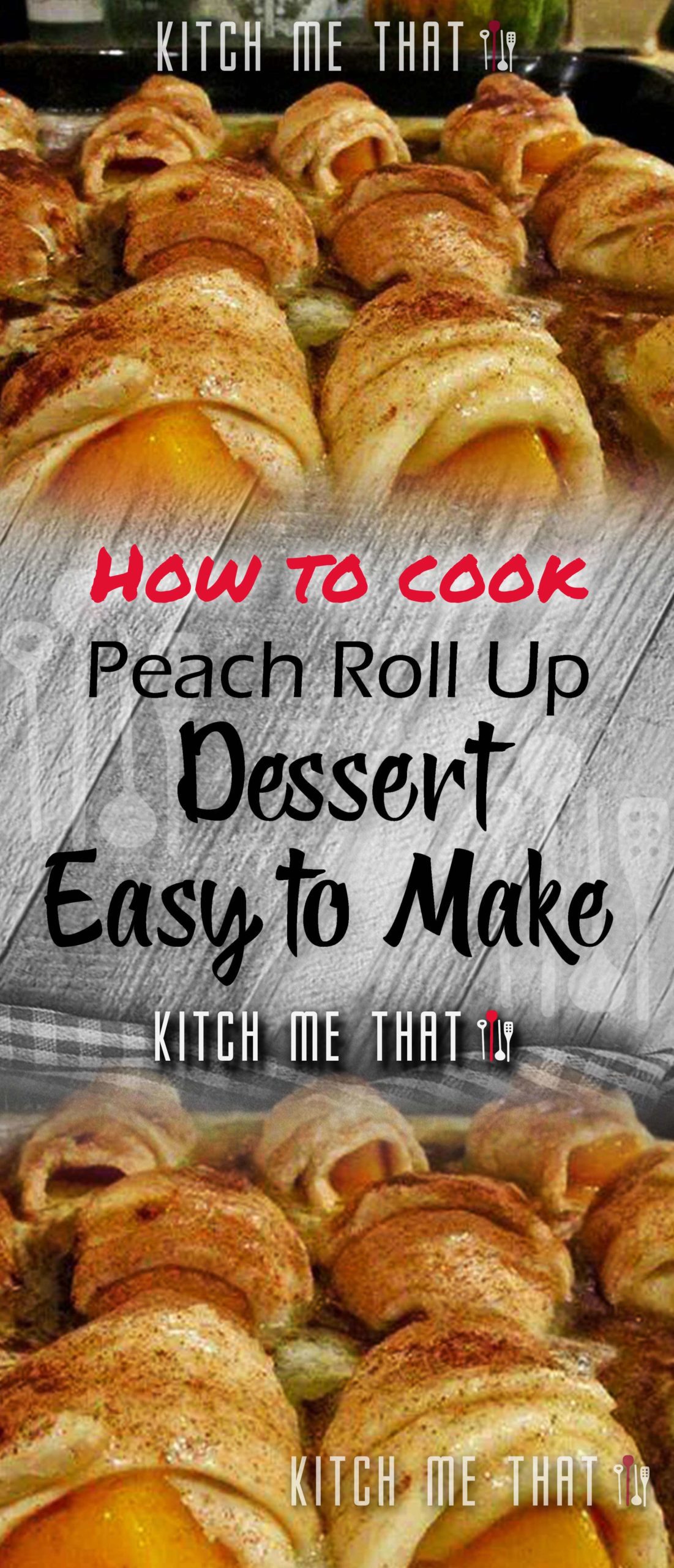 Peach Roll Up Dessert